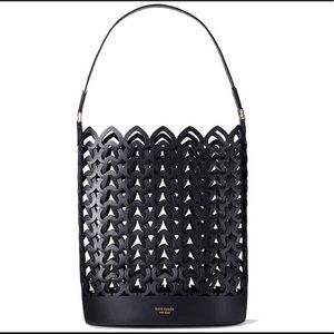 Kate Spade Large Dorie Bucket Bag in Black